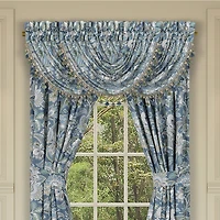 Five Queens Court Marietta Rod Pocket Waterfall Valance