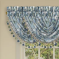Five Queens Court Marietta Rod Pocket Waterfall Valance