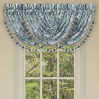 Five Queens Court Marietta Rod Pocket Waterfall Valance