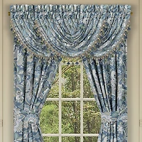 Five Queens Court Marietta Rod Pocket Waterfall Valance