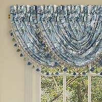 Five Queens Court Marietta Rod Pocket Waterfall Valance
