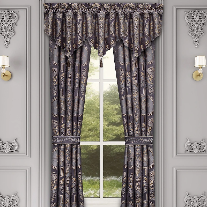 Five Queens Court Millbrook Rod Pocket Room Darkening Set of 2 Curtain Panel