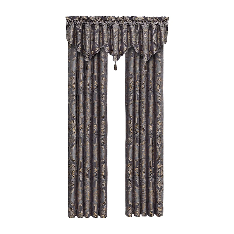 Five Queens Court Millbrook Rod Pocket Room Darkening Set of 2 Curtain Panel