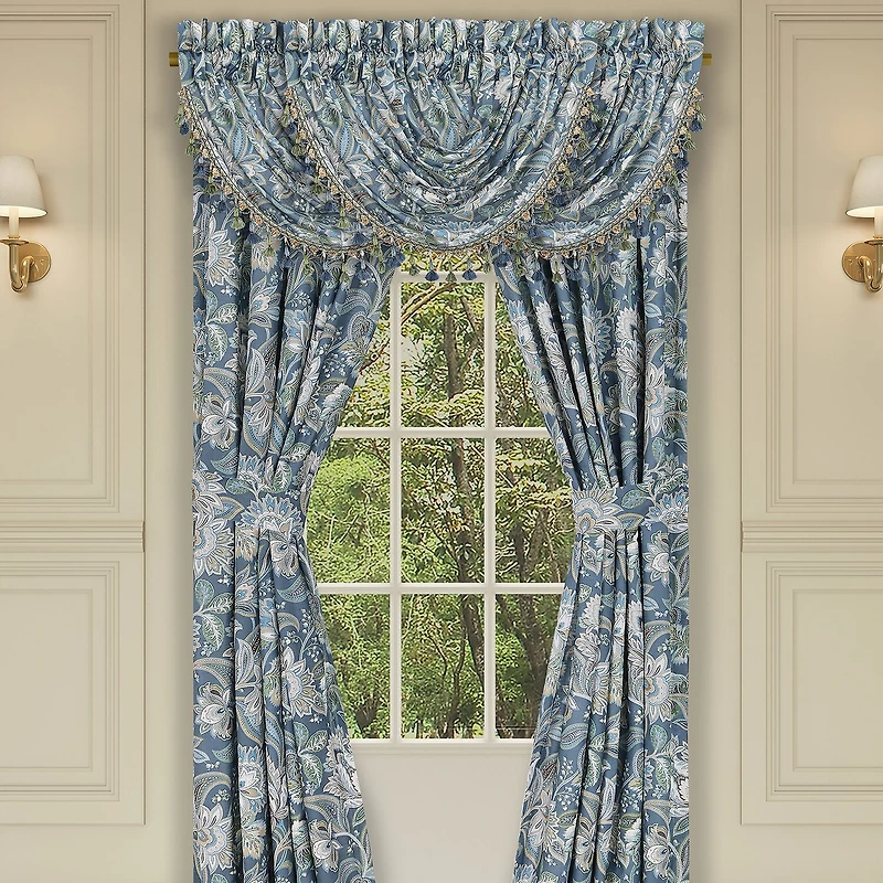 Five Queens Court Marietta Rod Pocket Room Darkening Set of 2 Curtain Panel