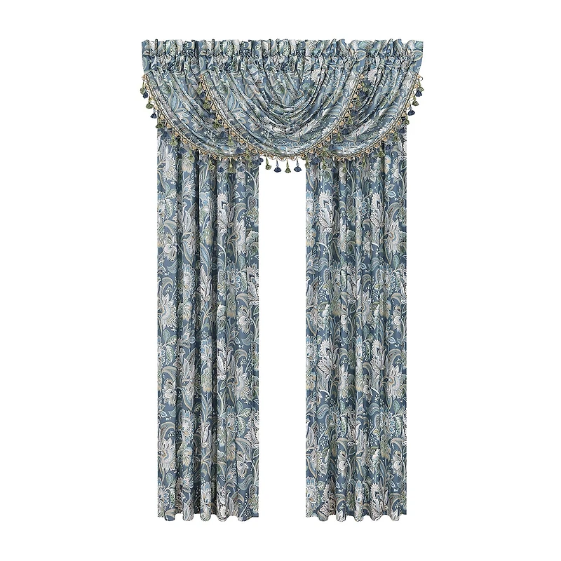 Five Queens Court Marietta Rod Pocket Room Darkening Set of 2 Curtain Panel