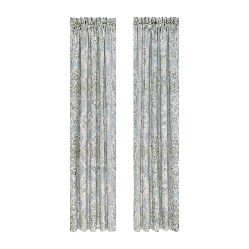 Queen Street Pomona Rod Pocket Room Darkening Set of 2 Curtain Panel