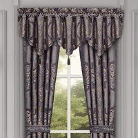 Five Queens Court Millbrook Rod Pocket Ascot Valance