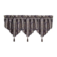 Five Queens Court Millbrook Rod Pocket Ascot Valance
