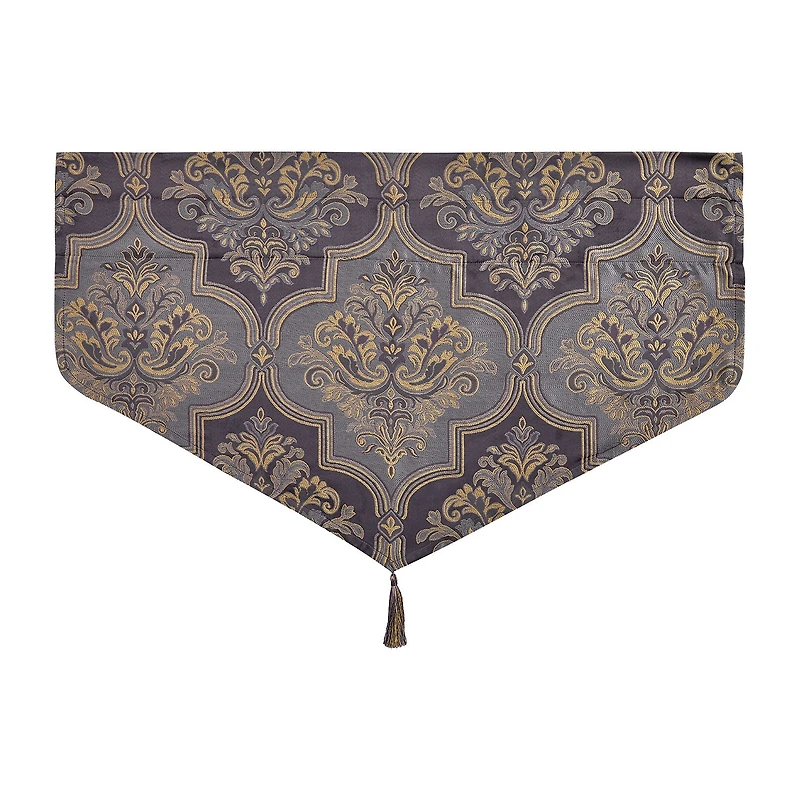 Five Queens Court Millbrook Rod Pocket Ascot Valance
