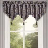 Five Queens Court Millbrook Rod Pocket Ascot Valance