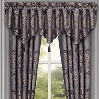Five Queens Court Millbrook Rod Pocket Ascot Valance
