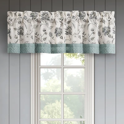 Queen Street Brookside Rod Pocket Tailored Valance