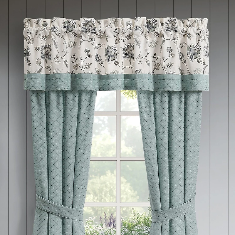 Queen Street Brookside Rod Pocket Tailored Valance