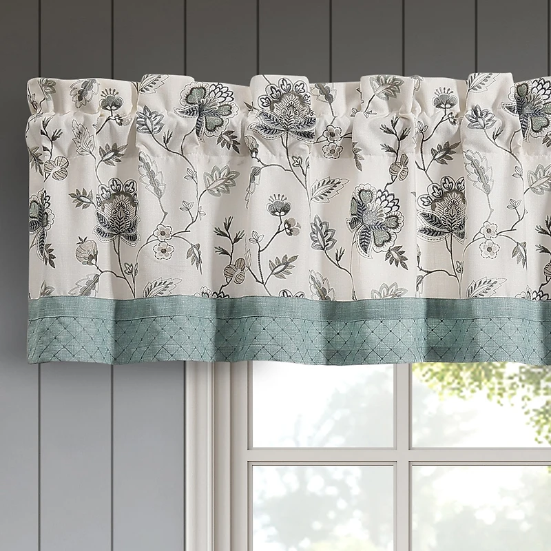 Queen Street Brookside Rod Pocket Tailored Valance