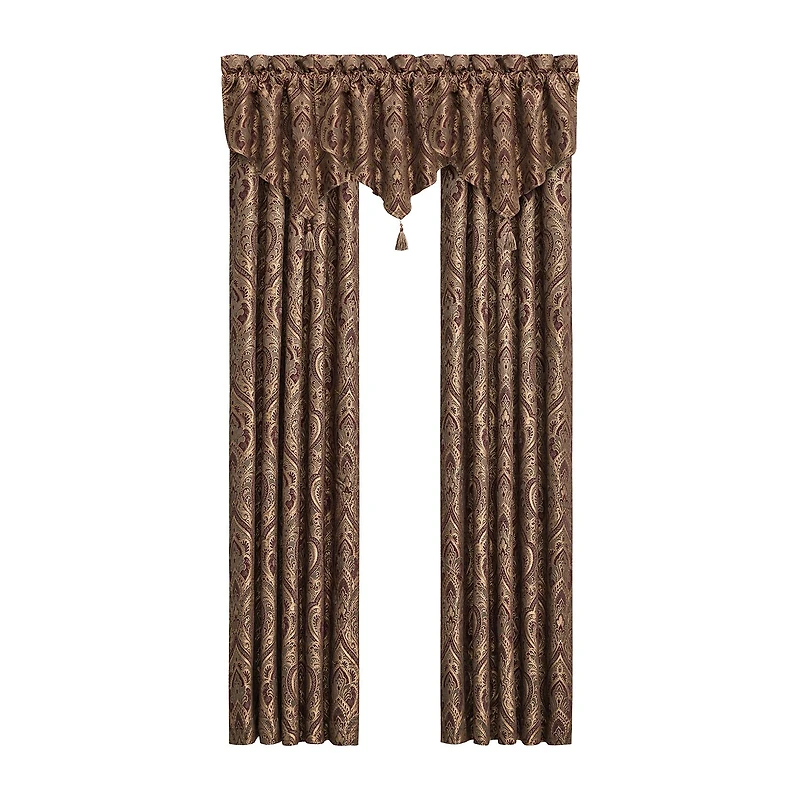 Five Queens Court Octavia Rod Pocket Room Darkening Set of 2 Curtain Panel