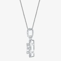 (F / Vs2) Womens 1/2 CT. T.W. Lab Grown White Diamond 14K Gold Round 18 Inch Pendant Necklace