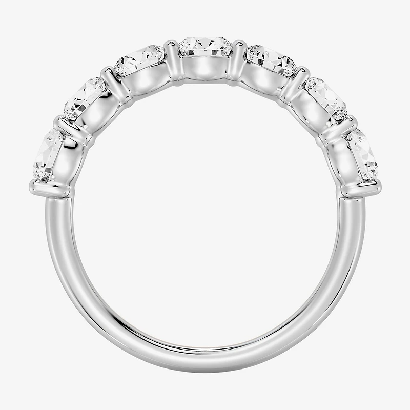 (F/ Si1-Si2) Womens 2MM 2 CT. T.W. Lab Grown White Diamond Wedding Band