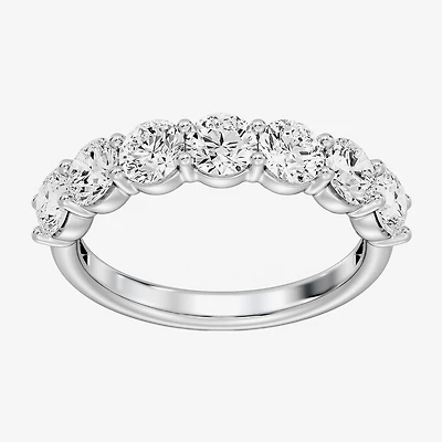 (F/ Si1-Si2) Womens 2MM 2 CT. T.W. Lab Grown White Diamond Wedding Band
