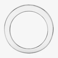 (F / Si1-Si2) Womens 4.5MM 3 CT. T.W. Lab Grown White Diamond Sterling Silver Wedding Band