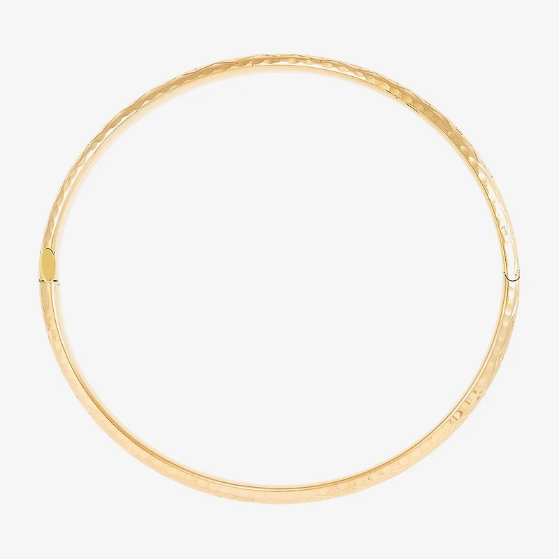 Womens 14K Gold Bangle Bracelet
