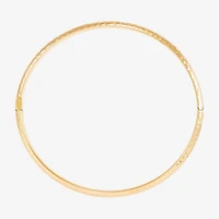 Womens 14K Gold Bangle Bracelet