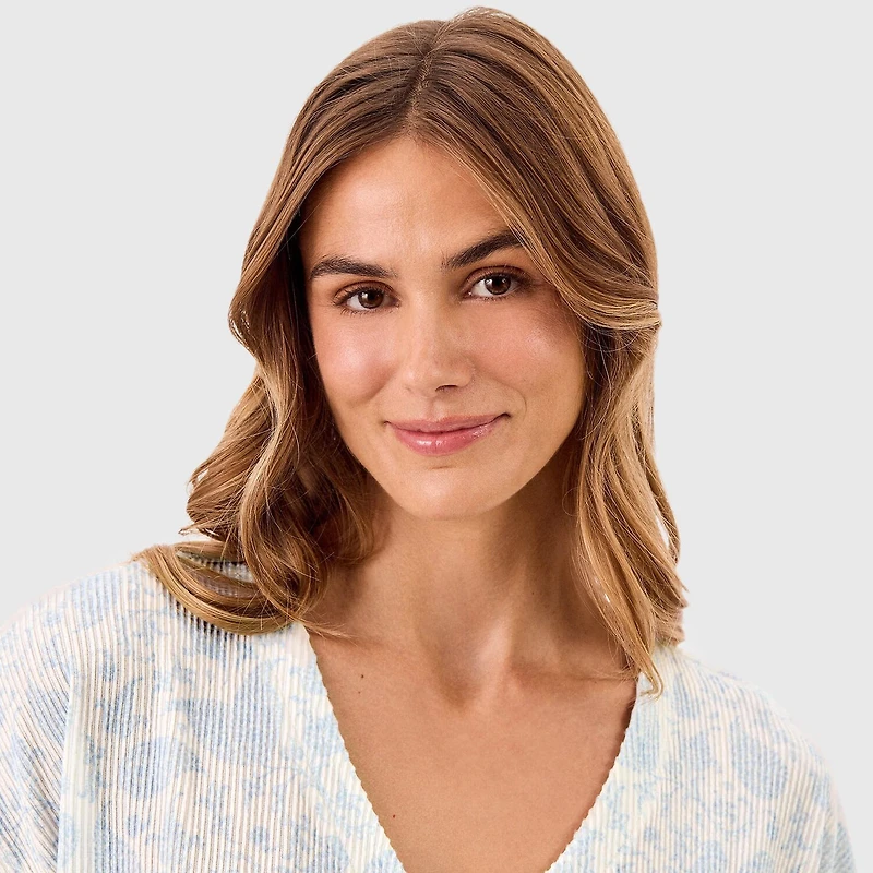 Martha Stewart Womens V-Neck Sleeveless 2-pc. Pajama Set