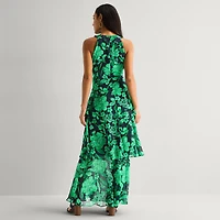 Marc New York Womens Halter Neck Sleeveless Maxi Dress