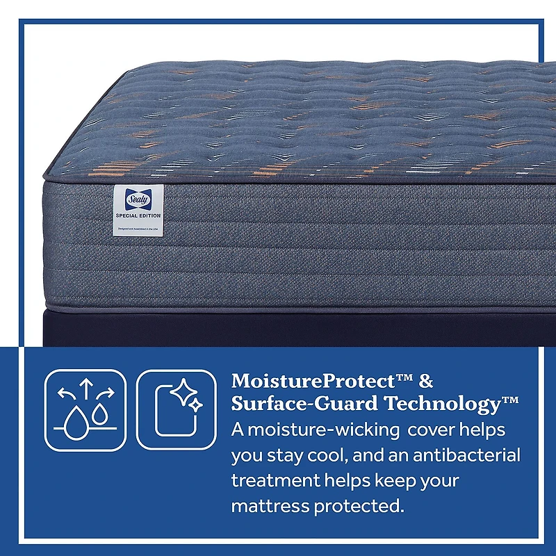 Sealy Special Edition Warner 12" Firm Tight Top - Mattress + Box Spring