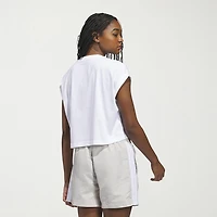 adidas Womens Crew Neck Short Sleeve Active Crop Top