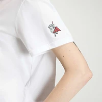 adidas Womens Crew Neck Short Sleeve Active Crop Top