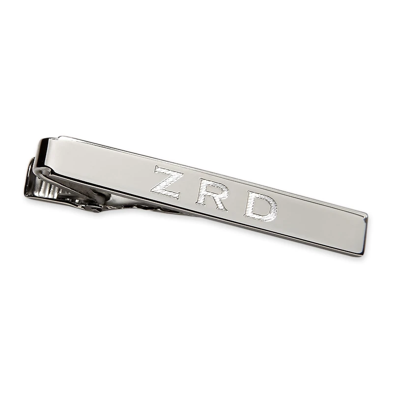 Personalized Gunmetal Tie Bar