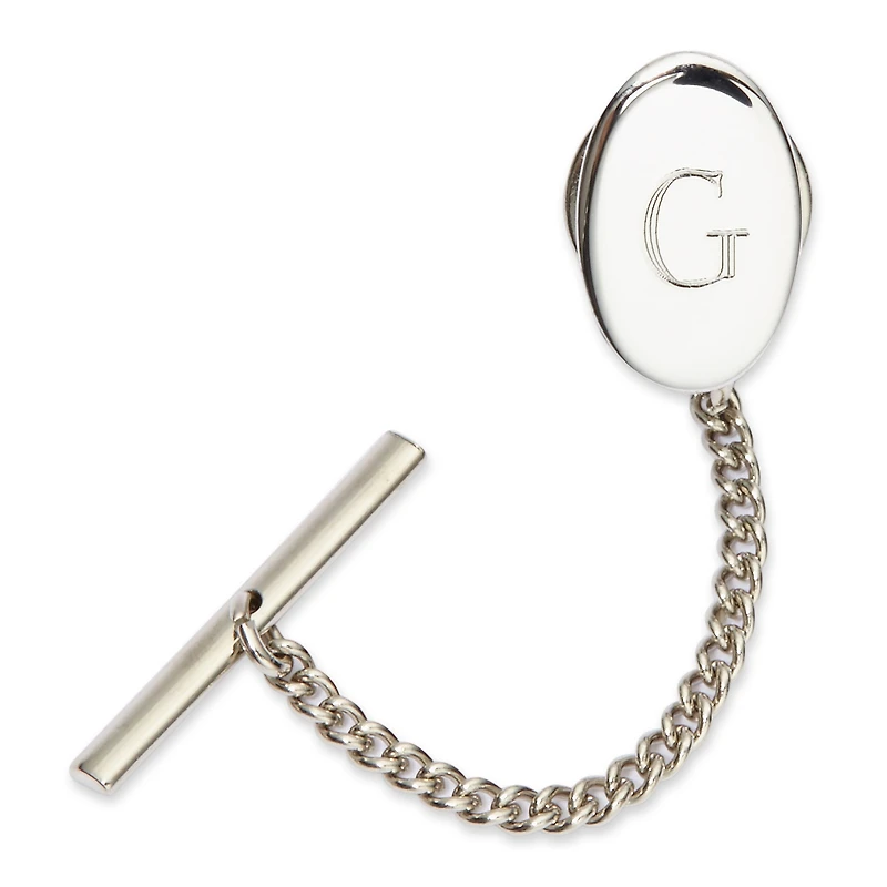 Personalized Polish Oval Tie Tack