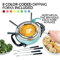 Nostalgia FPS6AQ 12-Cup Electric Fondue Pot