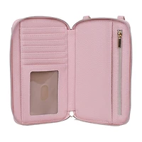 Julia Buxton Everywhere Crossbody Womens RFID Blocking Wallet