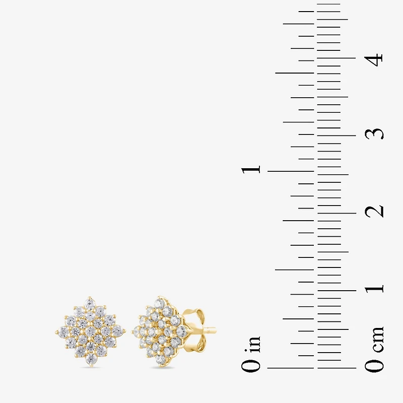 Diamond Blossom 1 CT. T.W. Lab Grown White Diamond 10K White or Yellow Gold Star 2-pc. Jewelry Set