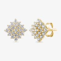 Diamond Blossom 1 CT. T.W. Lab Grown White Diamond 10K White or Yellow Gold Star 2-pc. Jewelry Set