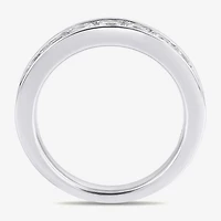 (F / Si2) Womens 2 CT. Lab Grown White Diamond 10K Gold Anniversary Band