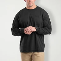 Berne Performance Mens Crew Neck Long Sleeve Big and Tall T-Shirt