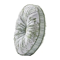 Laurel Manor Toile Garden Round Throw Pillow