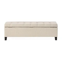 Mission Storage Ottoman