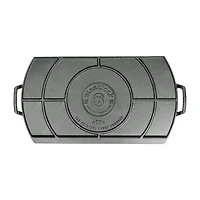 Lodge Cookware Blacklock Triple Seasoned Cast Iron 10"X18" Double Griddle