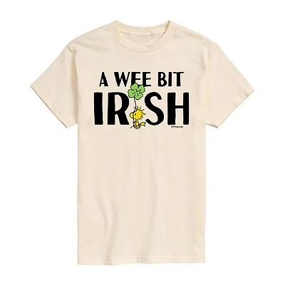 Mens Short Sleeve Peanuts St. Patrick's Day Graphic T-Shirt