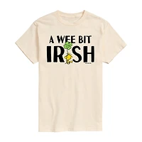 Mens Short Sleeve Peanuts St. Patrick's Day Graphic T-Shirt