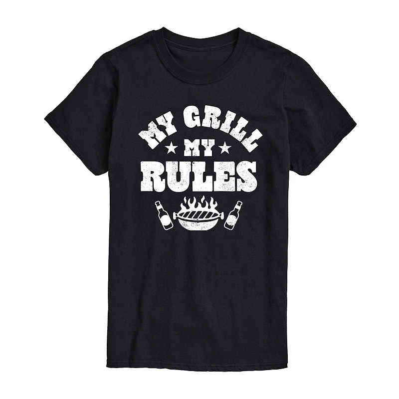 Mens Short Sleeve Grill Graphic T-Shirt