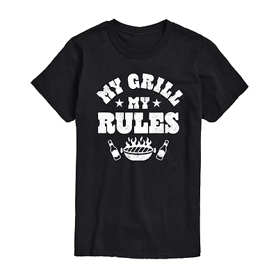 Mens Short Sleeve Grill Graphic T-Shirt