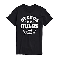 Mens Short Sleeve Grill Graphic T-Shirt