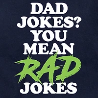 Mens Short Sleeve Dad Jokes Graphic T-Shirt