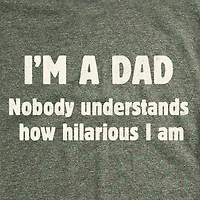 Mens Short Sleeve Dad Graphic T-Shirt