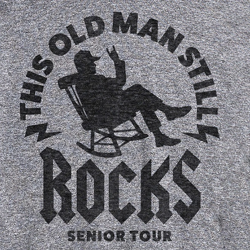 Mens Short Sleeve Old Man Graphic T-Shirt