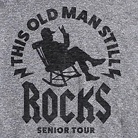 Mens Short Sleeve Old Man Graphic T-Shirt